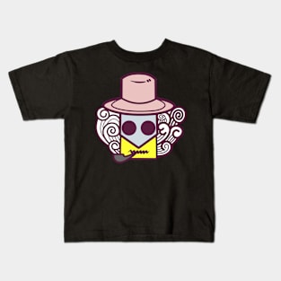 Dope masked logo with hats drawing Kids T-Shirt